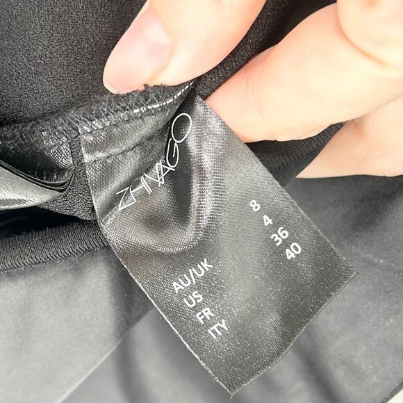 NWT Zhivago The Vendetta Black Floral Mini Dress Size 4 - Picture 9 of 11